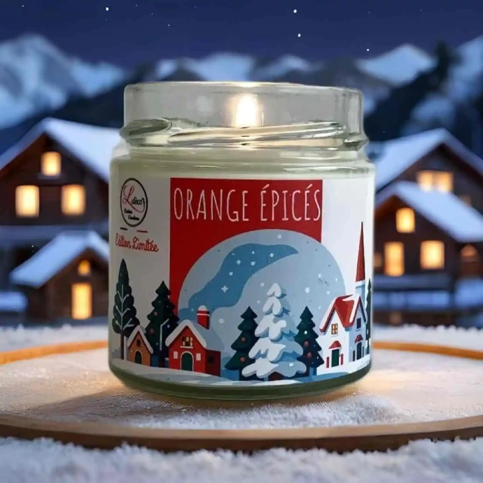 [BORANGEEPICEE] BOUGIE ORANGE EPICEE